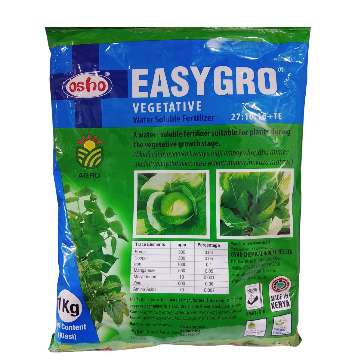 EASY GRO VEGETATIVE